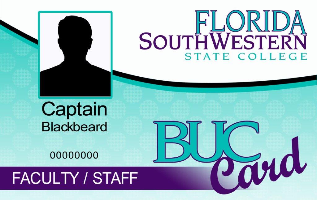Florida SouthWestern State College Faculty/Staff BUC Identification Card.
